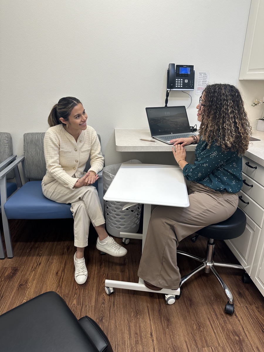 Doctor discusses treatment plan with patient
