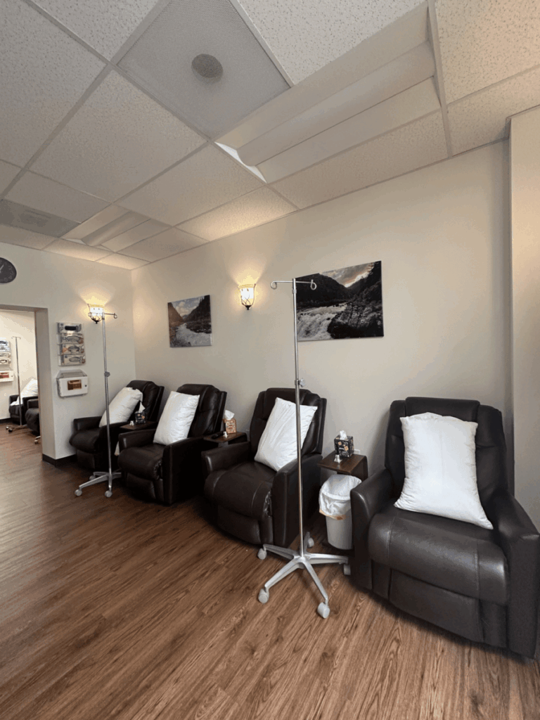 IV Therapy Room with recliners