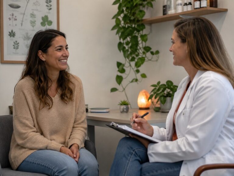 ND talking to patient