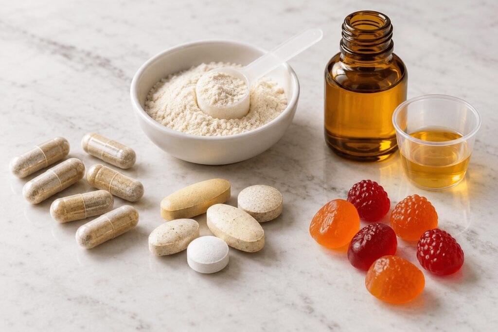 Forms of multivitamins