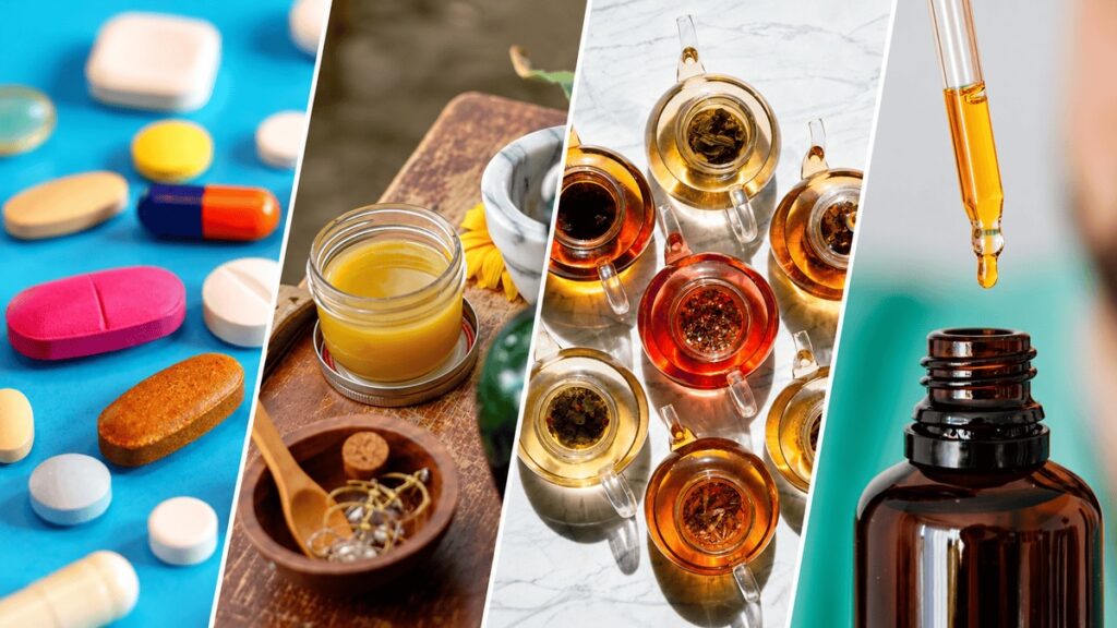 Pills, salves, teas, and tinctures