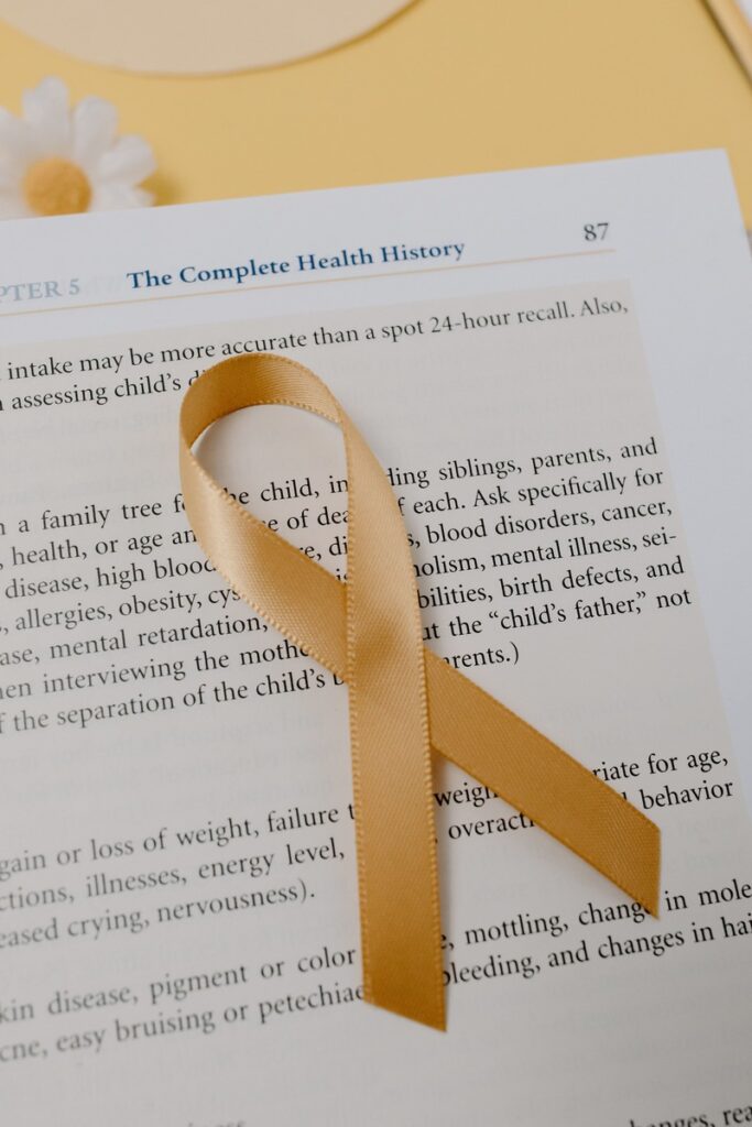 page in a textbook about complete health history and what it includes 